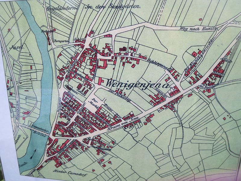 1908: Auch hier der Fuchsturmweg direkt unter der Brauckmannschen Erziehungsanstalt.